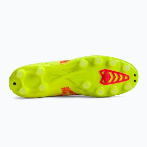 Pánske kopačky Mizuno Morelia Neo IV Pro MD safety yellow/fiery coral 2/galaxy silver
