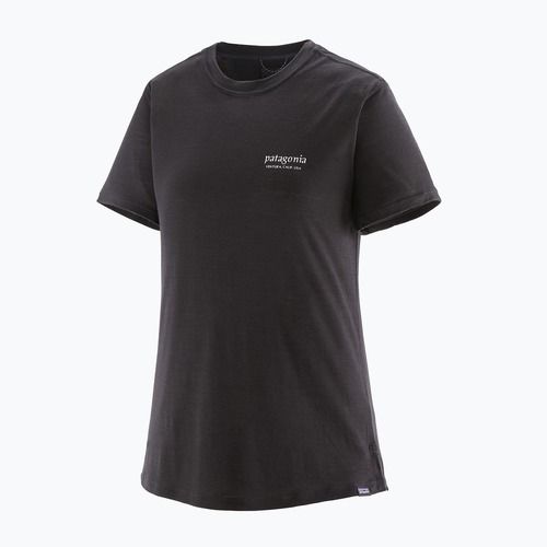 Dámske tričko Patagonia Cap Cool Merino Blend Graphic Shirt heritage header/black
