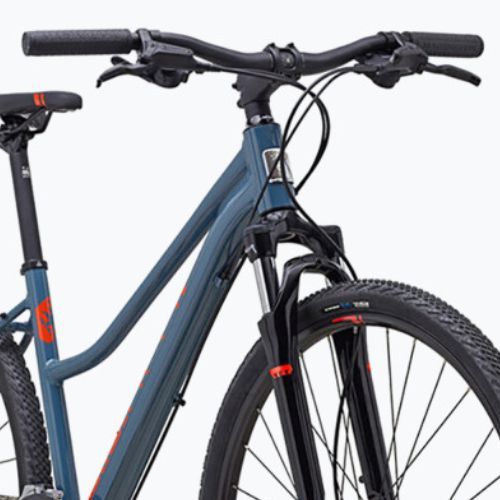 Dámsky crossový bicykel Marin San Anselmo DS2 700C lesklá šedá/oranžová