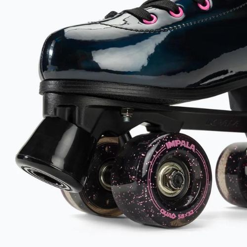 Dámske korčule IMPALA Quad Skate black holographic
