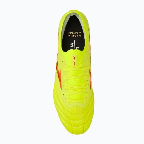 Pánske kopačky Mizuno Morelia Neo IV Β Japan Mix safety yellow/flery coral 2/safety yellow