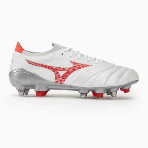 Pánske kopačky Mizuno Morelia Neo IV Β Japan Mix white/radiant red/hot coral