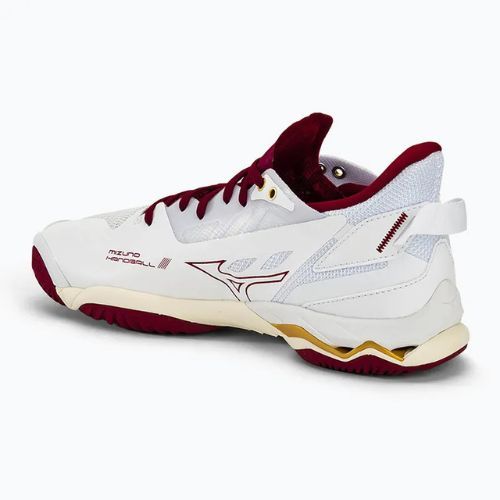 Dámska hádzanárska obuv Mizuno Wave Mirage 5 white/cabernet/mp gold