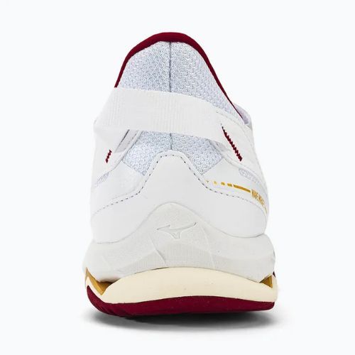Dámska hádzanárska obuv Mizuno Wave Mirage 5 white/cabernet/mp gold