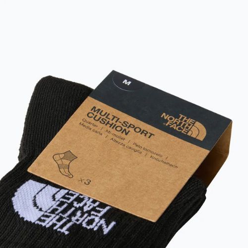 Trekingové ponožky The North Face Multi Sport Cush Quarter Sock 3 páry čierne