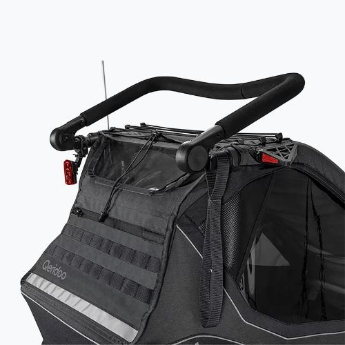 Príves na bicykel Qeridoo Kidgoo 1 tmavo oceľovo sivý