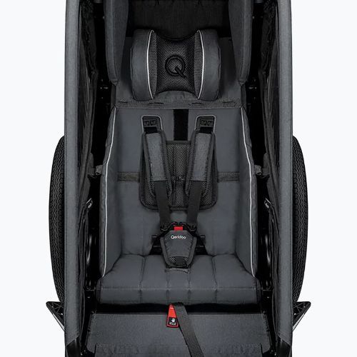 Príves na bicykel Qeridoo Kidgoo 1 tmavo oceľovo sivý