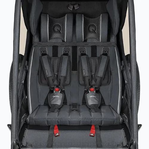 Príves na bicykel Qeridoo Kidgoo 2 tmavo oceľovo sivý