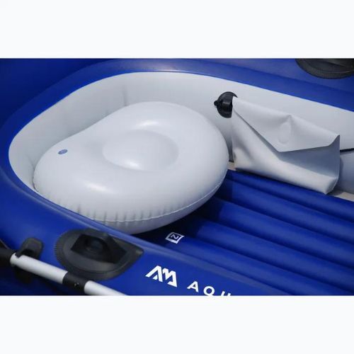 Pontón pre 3 osoby s motorom Aqua Marina Wildriver modrý