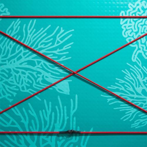 SUP ABSTRACT Coral 10'6'' topaz doska