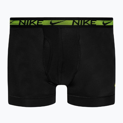 Pánske boxerky Nike Dri-FIT Ultra Stretch Micro Trunk 3 páry čierne/volt/modré/červené