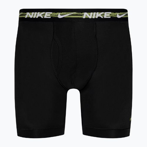 Pánske boxerky Nike Dri-FIT Ultra-Stretch Micro Brief 3 páry laser fuchsia/court blue/black