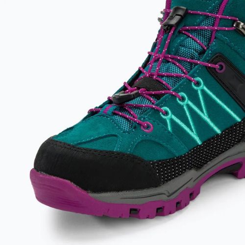 Detské trekové topánky CMP Rigel Mid lake/pink fluo