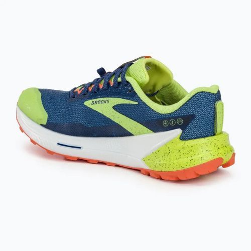 Brooks Catamount 2 pánska bežecká obuv navy/firecracker/sharp green
