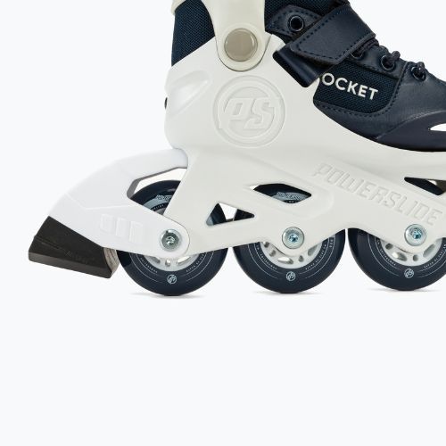 Detské kolieskové korčule Powerslide Rocket white/navy blue