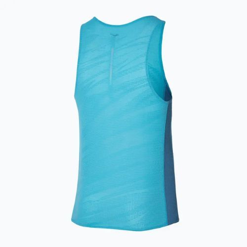 Pánske bežecké tielko Mizuno Aero Tank maui blue