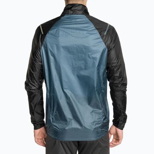 Pánska bežecká bunda Mizuno Aero blue ashes