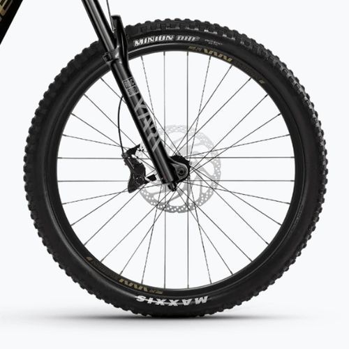 Elektrický bicykel Haibike Allmnt CF 8 750 Wh čierny/zlatý lesk