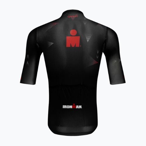 Pánsky cyklistický dres Quest Race Line France Iron Man black