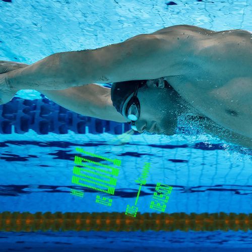 Plavecké okuliare Holoswim Smart čierne