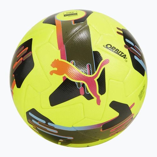 Futbalová lopta PUMA Orbita 1 TB FIFA Quality Pro lemon tonic/multicolor veľ. 5