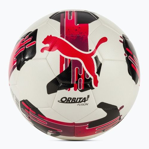 Futbalová lopta PUMA Orbita 5 Fusion puma white/puma red veľ. 3