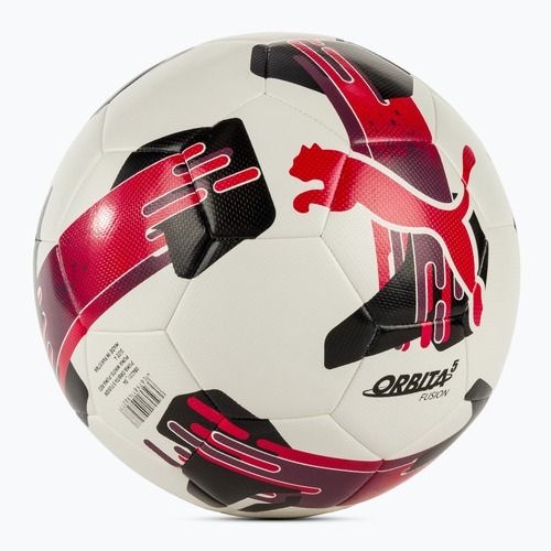 Futbalová lopta PUMA Orbita 5 Fusion puma white/puma red veľ. 4