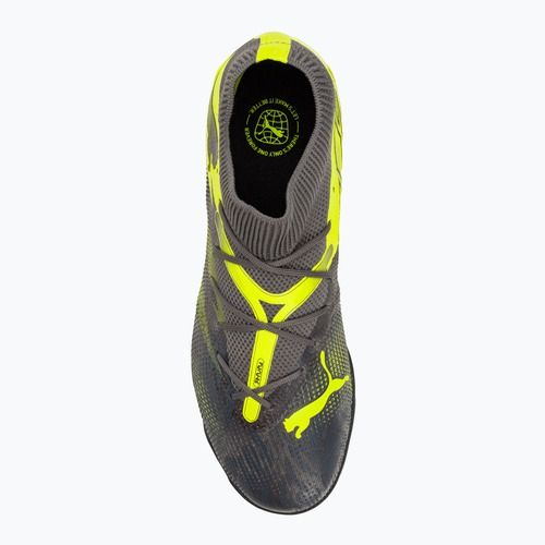 Futbalová obuv PUMA Future 7 Match Rush TT strong gray/cool dark gray/electric lime
