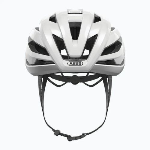 Cyklistická prilba ABUS StormChaser fleece biela