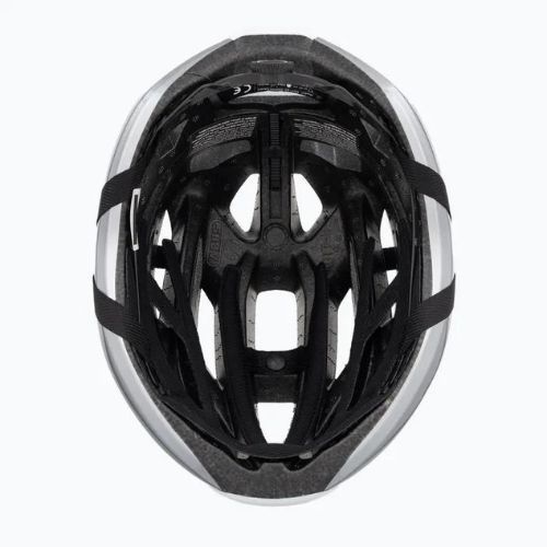 Cyklistická prilba ABUS StormChaser fleece biela