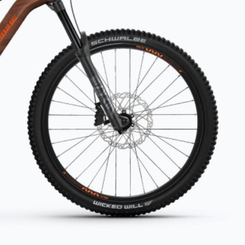 Haibike Lyke CF 10 430Wh koža/oranžový lesklý elektrický bicykel