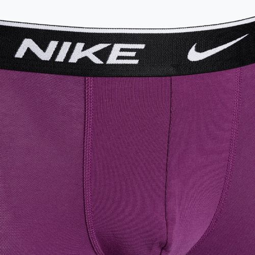 Pánske boxerky Nike Everyday Cotton Stretch Trunk 3 páry zelená/fialová/modrá