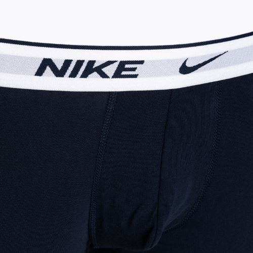 Pánske boxerky Nike Everyday Cotton Stretch Trunk 3 páry modré/oranžové/červené