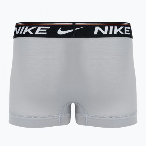 Pánske boxerky Nike Dri-FIT Ultra Comfort Trunk 3 páry šedá/oranžová