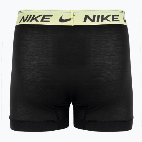 Pánske boxerky Nike Dri-FIT Ultra Comfort Brief 3 páry black/yellow/fuxia