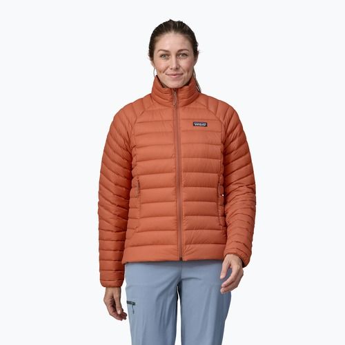 Dámska páperová bunda Patagonia Down Sweater jacket sienna clay