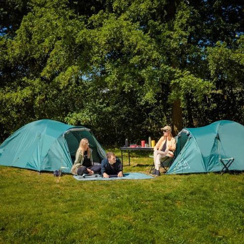 Stanový stan pre 4 osoby KADVA CAMPdome 4 zelený