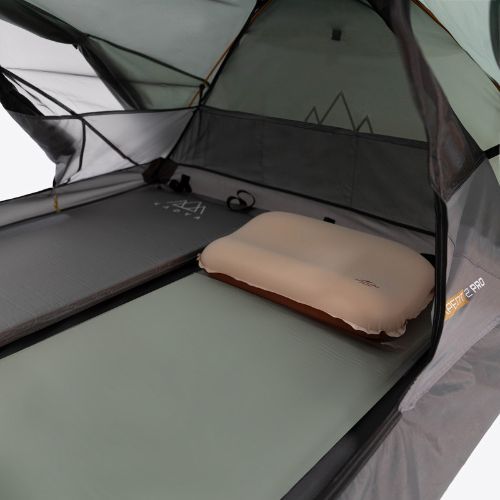 Ultralehký turistický stan pre 2 osoby KADVA EXPEDIT 2 PRO šedozelený