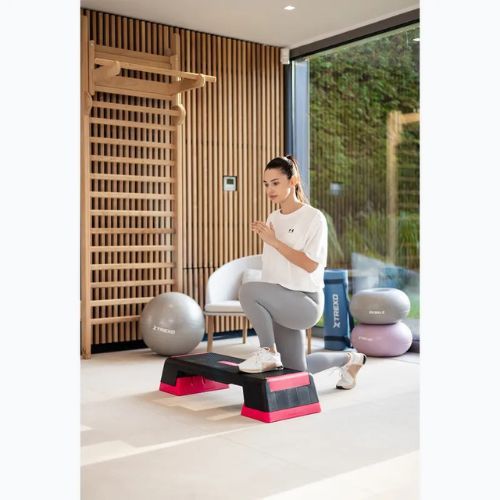 XTREXO aerobikový stepper TXO-B4W007 ružový