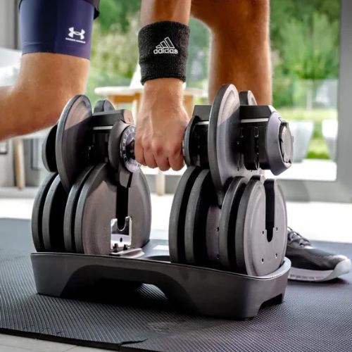 Nastaviteľná činka XTREXO TXO-B4W001 40 kg čierna