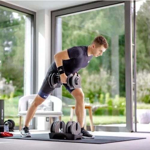 Nastaviteľná činka XTREXO TXO-B4W001 40 kg čierna