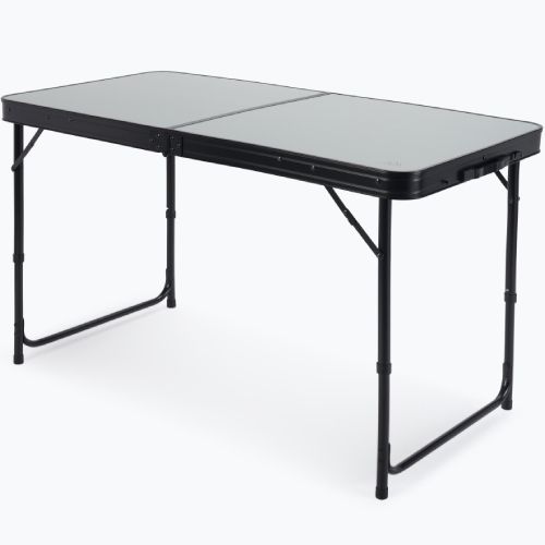Stolný turistický skladací + stoličky KADVA CAMPtable set pre 4-6 osôb šedý