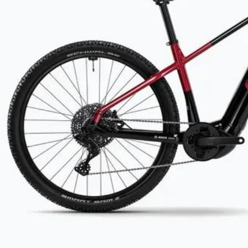 Elektrický bicykel  Ghost E-Teru Universal High 625Wh black/metalic rust red glossy