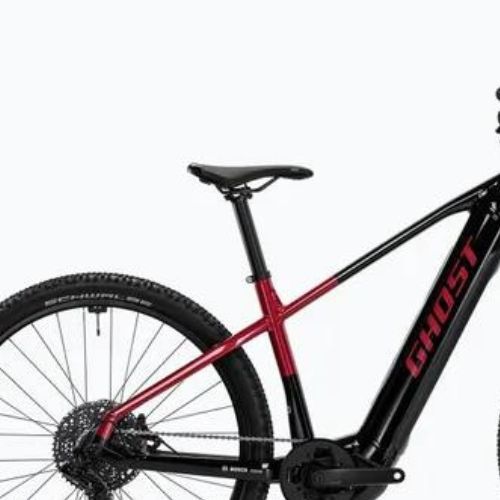 Elektrický bicykel  Ghost E-Teru Universal High 625Wh black/metalic rust red glossy