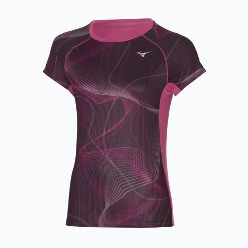 Dámske bežecké tričko Mizuno Aero Tee gape wine