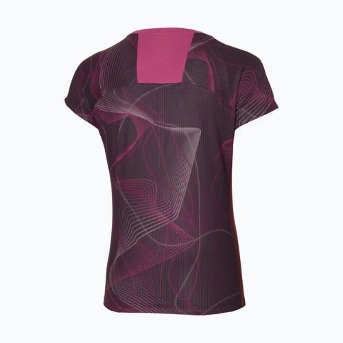 Dámske bežecké tričko Mizuno Aero Tee gape wine