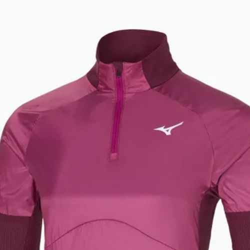 Dámske bežecké tričko s dlhým rukávom Mizuno Hybrid LS Tee magenta haze