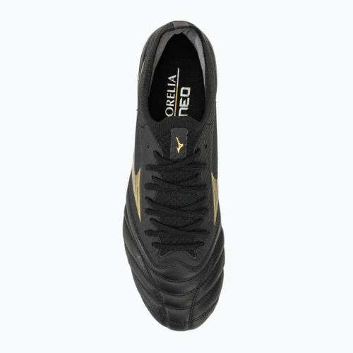 Pánske kopačky Mizuno Morelia Neo IV Beta SG black/gold/black