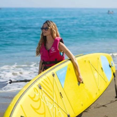 Doska SUP AQUASTIC Touring 12'6" žltý