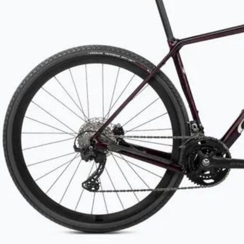 Štrkový bicykel Orbea Terra M30 Team 2024 wine red carbon view